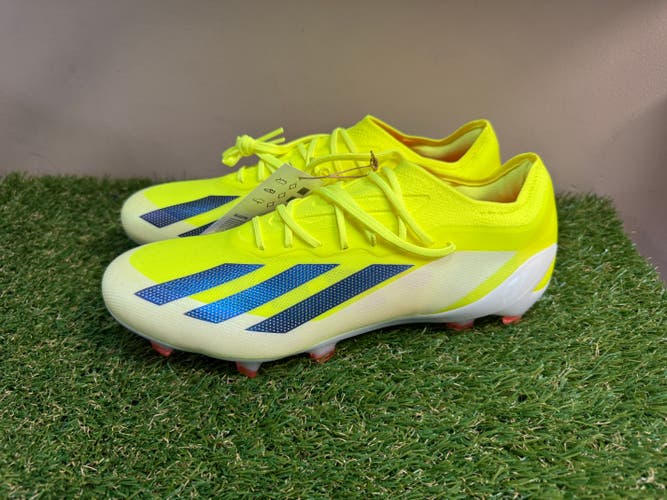 Adidas X Crazyfast Elite FG Solar Yellow IE2376 Soccer Cleat Mens 6 Wmns 7 NEW