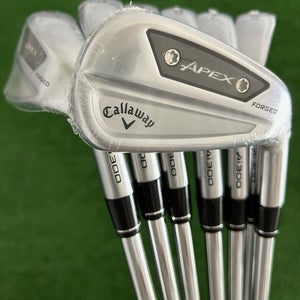 NEW Callaway Apex Ai300 24 Forged Iron Set 5-A / Dynamic Gold 90 Regular