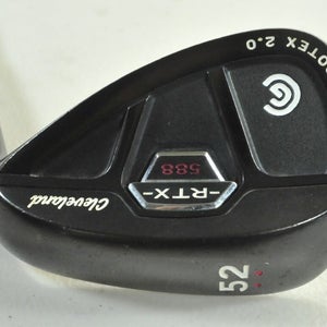 Cleveland 588 RTX 2.0 Black Satin Ladies 52*-10 Wedge Right Graphite # 190669