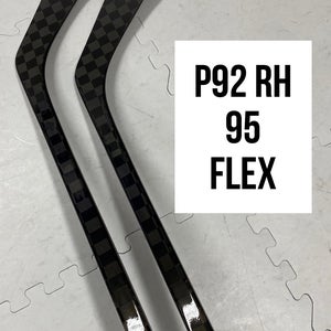 Senior(2x)Right P92 95 Flex ProBlackStock™ Unbranded Blackouts Pro Stock Nexus Hockey Sticks