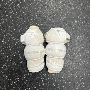 Used Maverik M6 Lacrosse Arm Pads/Guards White SM 11849-S000028209