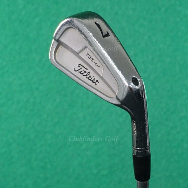 Titleist 735.CM Chrome Forged Single 7 Iron Satin Project X Steel Stiff *READ*