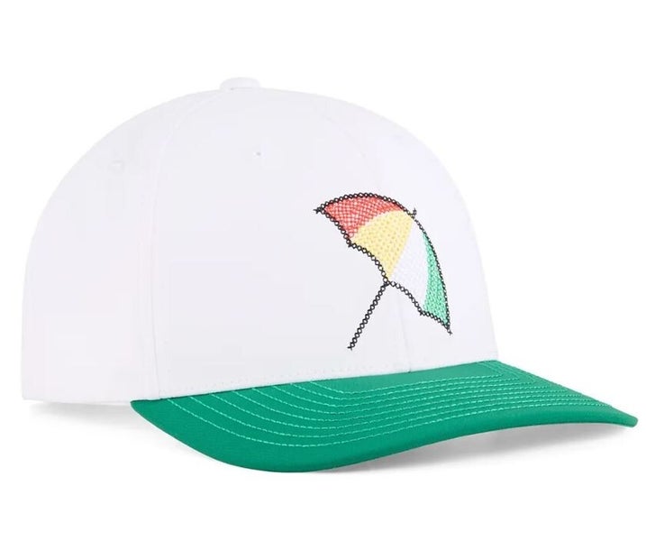 PUMA Golf x API Crafted Snapback Adjustable Hat Cap Color: White Glow NEW!