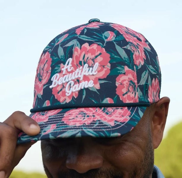 PUMA Golf 2025 Beautiful Game Snapback Adjustable Hat Cap Color: Green/Pink NEW!