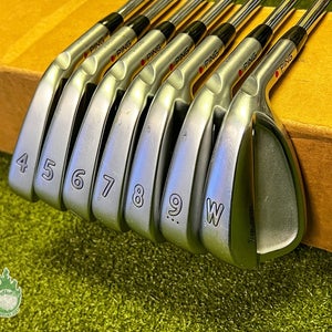 Used RH Ping Red Dot iBlade Irons 4-PW Tour 105 Stiff Steel Golf Club Set