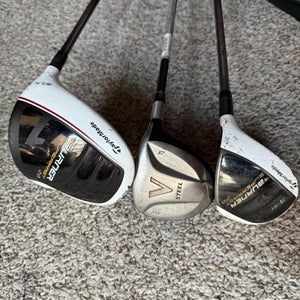 TaylorMade Burner Superfast 2.0 Driver, Vsteel 3 Wood and 3 Hybrid Combo