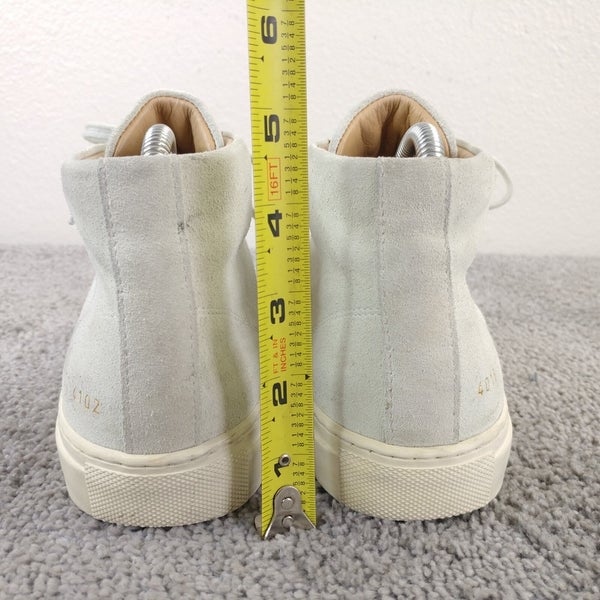 Woman by Common Projects Achilles Mid Womens Size 37 EU Shoes Cream White 4016