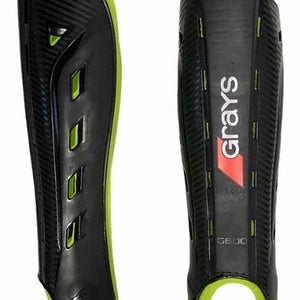Grays 235 G600 Shinguards- Black/Yellow;  Size Large;     (New)