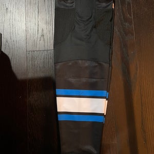 Police Appreciation Night Black & Blue Themed Used Hockey Socks
