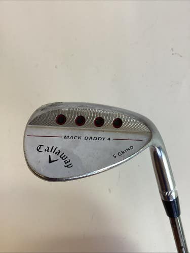 Callaway Mack Daddy 4 S-Grind 58* Wedge With Recoil F1 Ladies Graphite Shaft