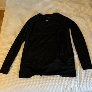 Black Large Men's Bauer Compression Dri-Fit Long-Sleeve