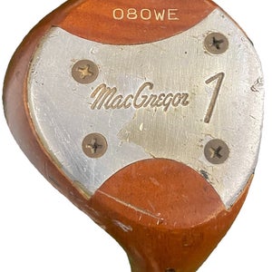 Jack Nicklaus Crown MacGregor Persimmon Driver 080WE RH TruAction B Steel 43" HC