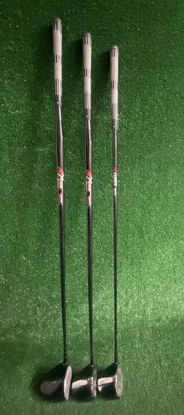 X-Factor Golf Hammer Wood Set Driver, 3w, 5w Aerospeed Graphite Good Grips RH