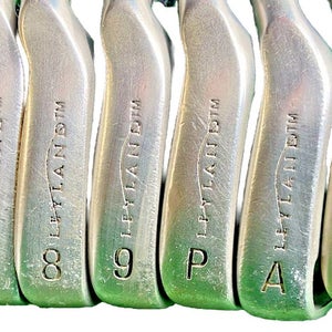 Leyland Golf Co-Tanium Iron Set 6-PW,GW,SW Men's RH  Rifle 4.5 Senior Flex Steel