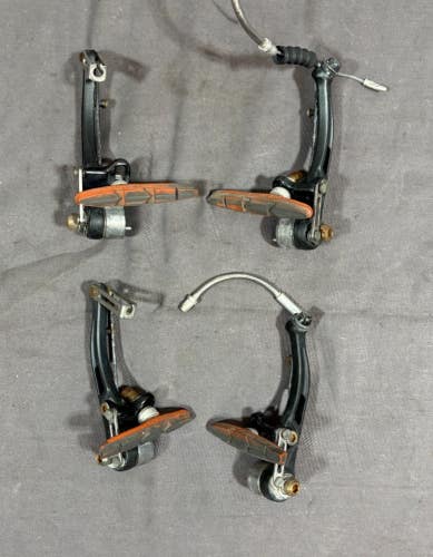 Dia-Compe Vc 767 Lightweight Parallelogram Black Aluminum Mtn Bike V-Brakes