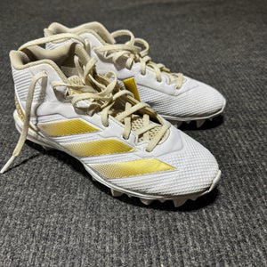 White Men's Size M 6.5 (W 7.5) Adidas Molded Cleats (Used)