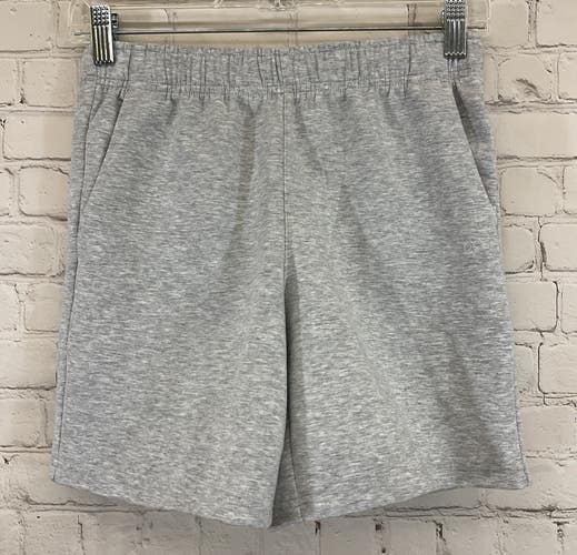 Boy's DAY14402H Athletic Fit Sport Fleece Shorts Light Heather Grey M Medium