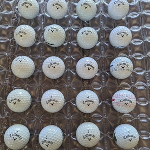 Callaway Balls (Used), Supersoft, Warbird, Hex, assorted (Qty 20) - *Excellent* Condition