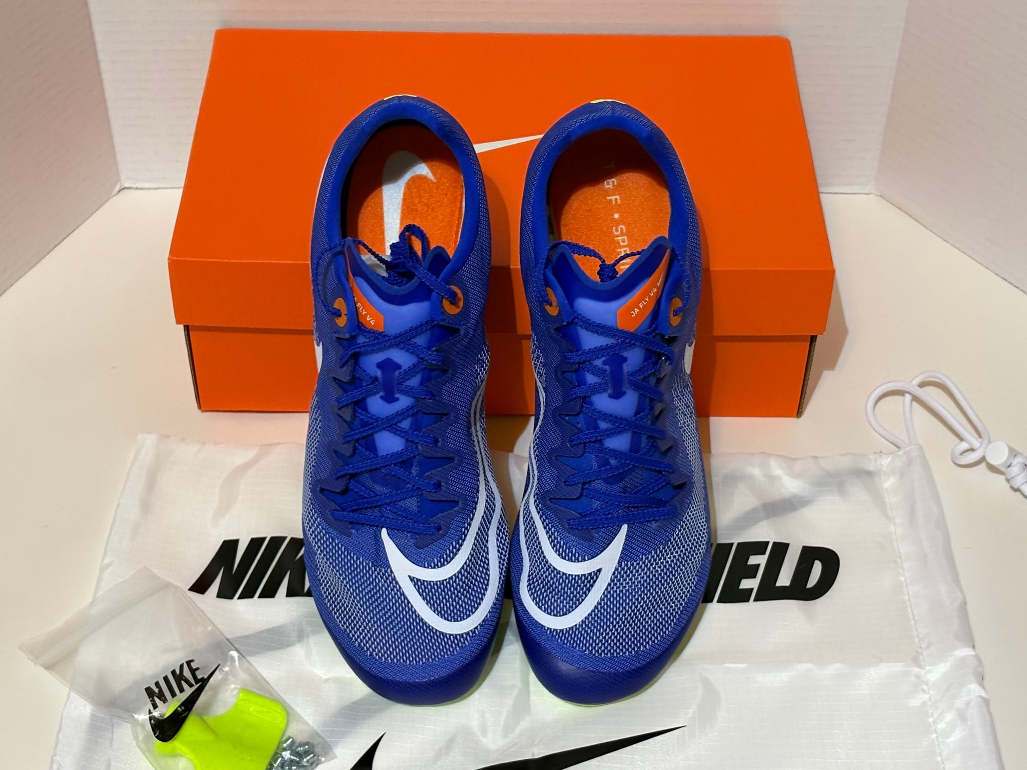 Nike Zoom Ja Fly 4 ‘Racer Blue’ DR2741-400 Brand new Nike Track Spikes SOLD* Nike Zoom Ja Fly 4 Track & Field Sprint Spikes Shoes  main image 2