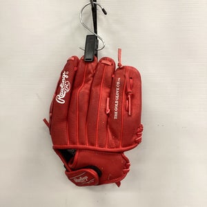 Rawlings (Used) Red LEFT Hand Throw 10.5" Baseball Glove