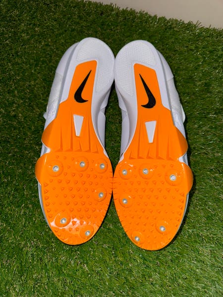 Nike Pole Vault Elite 3 Jumping Track Spikes Shoes White  display picture 1