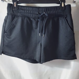 Tek Gear On-the-Go Gear Black Poly Span Drawstring Two Pocket Short Size S (New)