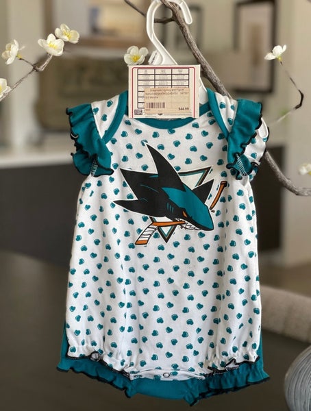 San Jose Sharks Onesie Set, 0-3 Months