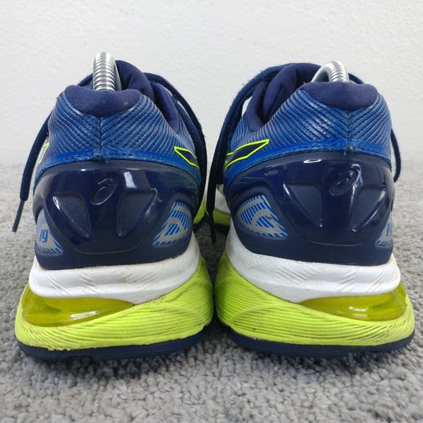 Asics Gel Nimbus 19 Mens Size 9 Running Shoes Blue Low Top Sneakers T700N