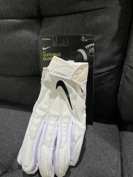 Nike Superbad Gloves L ホワイト　アメフト Amazon.co.jp: Nike Superbad 6.0 Football Gloves (White, Medium