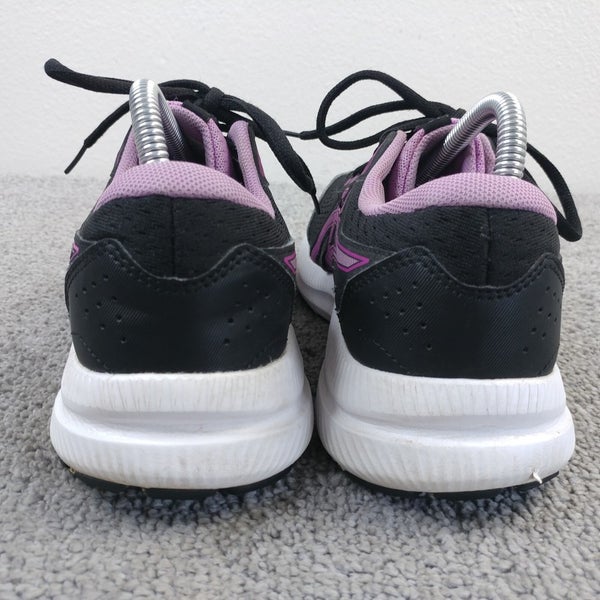 ASICS Gel Contend 8 Womens Size 9.5 Running Shoes Low Top Black Purple 1012B320