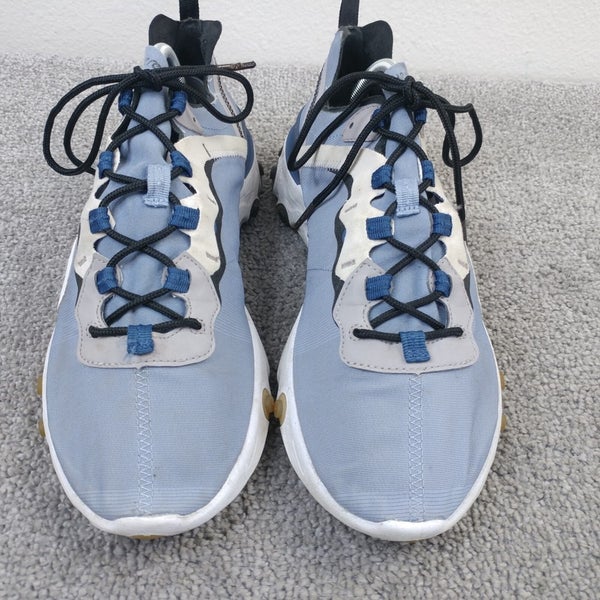 Nike React Element 55 Indigo Fog Mens Size 10 Running Shoes Blue BQ6166-402 Low