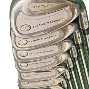 Affinity XP Extreme Playability Iron Set 5-PW,SW RH Regular Flex Steel New Grips
