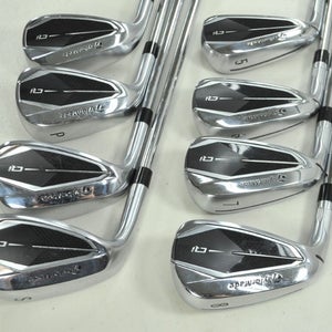LEFT HANDED TaylorMade Qi 5-PW,AW,SW Iron Set Regular Flex KBS MAX Steel #196252