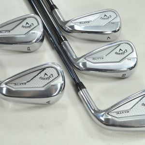 Callaway Elyte HL 7-PW,AW Iron Set Senior Flex RH Recoil Dart Graphite # 196189