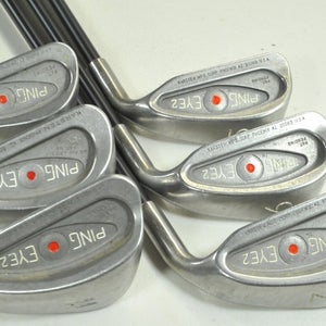 Ping Eye 2 5-W Iron Set Stiff Flex Red Dot Right KBS MAX 85 Graphite # 190516