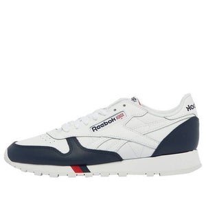 Reebok Classic Leather IE2585 Sneaker Men's US 10 White Navy Casual Shoes X2231