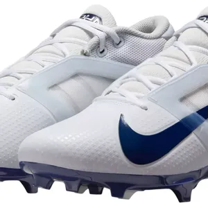 new men's 9 nike alpha menace pro 4 mid molded football/lacrosse cleats white FD7037-104
