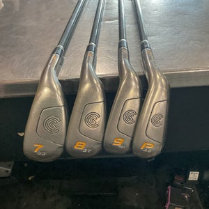 Cleveland (Used) Right Handed Men's Graphite Shaft Uniflex Iron Set