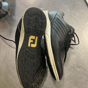 Footjoy (Used) Size M 9.0 (W 10.0) Black Men's Golf Shoes