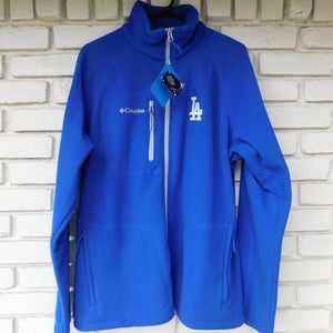 Columbia Fast Trek II Full Zipper Fleece Jacket - Large- Los Angeles Dodgers