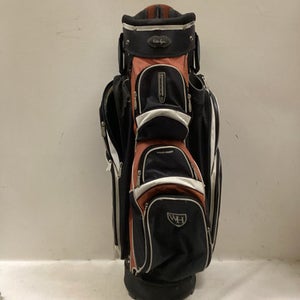 Used Walter Hagen 14 WAY CART BAG Mens Cart Bag Black And Copper 11725-S000485454