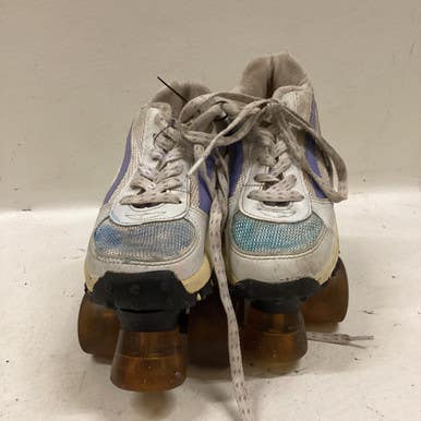 Used QUAD CHILDRENS SKATES Junior Rec Fitness Skates Black Junior 01.5 11725-S000485568