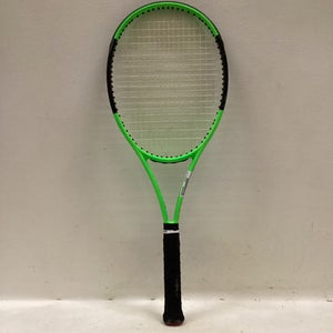 Used Wilson BLADE 98 Adult Tennis Racquet Kelly green 4 1/2" 11725-S000485988