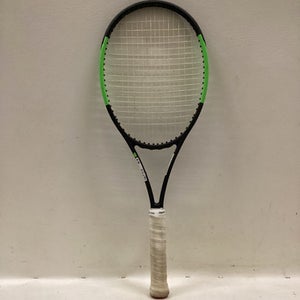 Used Wilson BLADE 98 V6.0 Adult Tennis Racquet Green 4 1/4" 11725-S000485803