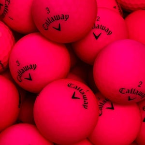 12 Premium AAA Pink Callaway Supersoft Used Golf Balls
