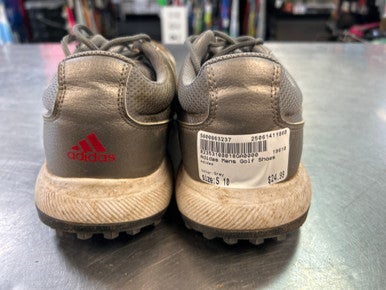 Adidas (Used) Size M 10.0 (W 11.0) Gray Men's Golf Shoes