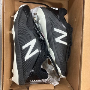 Black Men's Size M 7.5 (W 8.5) Adult New Balance High Top L4040BK4 Metal (New)