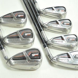 TaylorMade M6 4-PW Iron Set Regular Flex Right Atmos Red 6 Graphite #197315