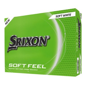 Srixon Soft Feel Golf Balls (Soft White, 12pk) 1dz 2025 NEW