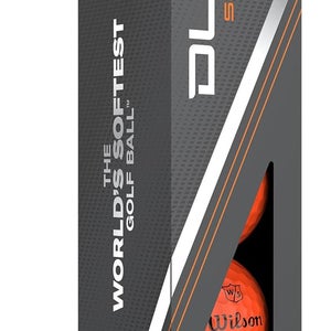 Wilson Staff Duo Soft Golf Balls (Orange, 3pk) 1 Sleeve 2023 NEW